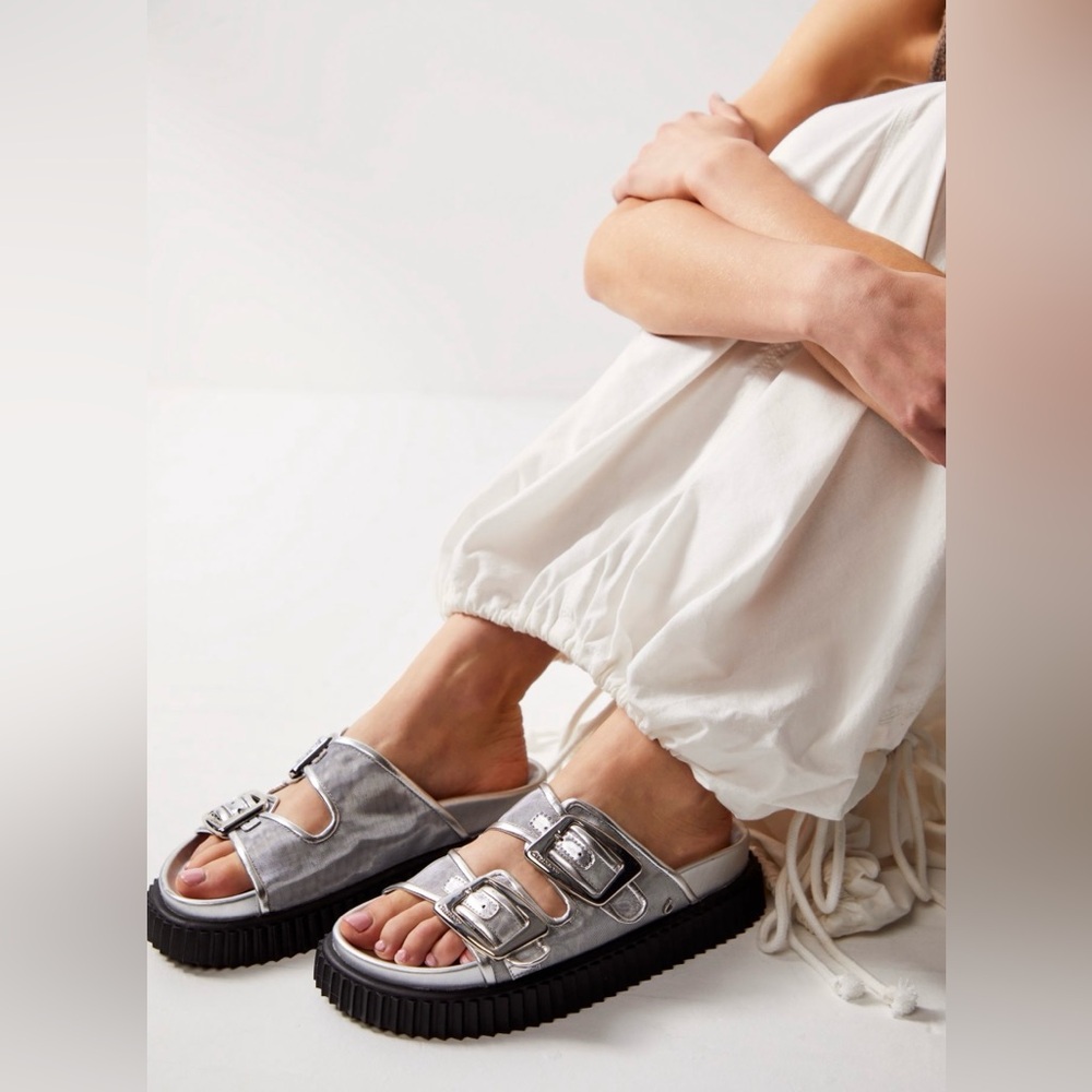 EUC SAM EDELMAN CHRISSY SLIDE SANDAL